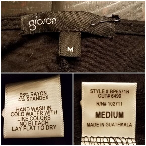 Gibson Knot Front Stretch Knit Dress sz Medium - Picture 8 of 8